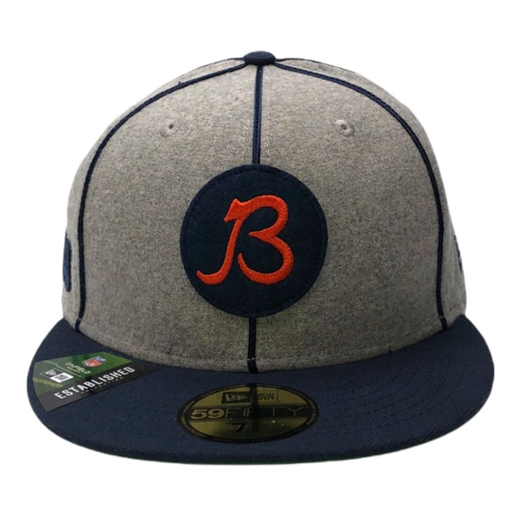 Chicago Bears New Era Official NFL 2019 On Field 1920 59Fifty Fitted Hat 7 5/8 - Picture 1 of 4
